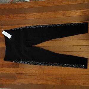 NWT Calvin Klein Performance Rhinestone embellished leggings